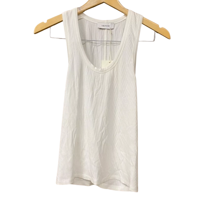 BNWT HENNE Womens Size 8 'Orla' White Tank Top 