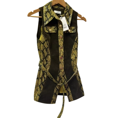 Cue Womens Size 12 Animal print BNWT