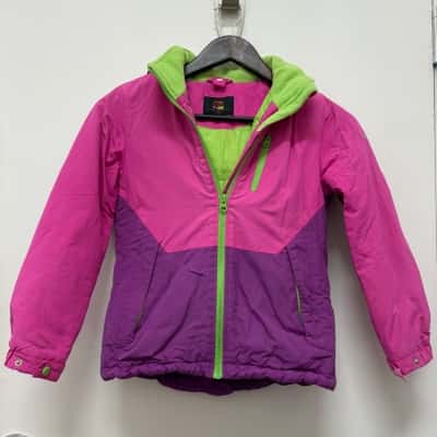  Li-Ning Kids S6 Jacket Green / Pink  
