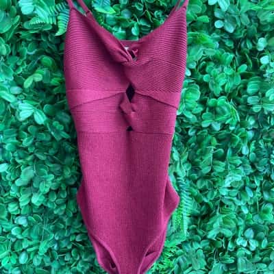 Sheike Womens  Size M Bodysuit Scarlet
