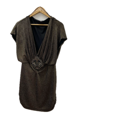 Seduce Womens  Dress Size 8 Black / Gold