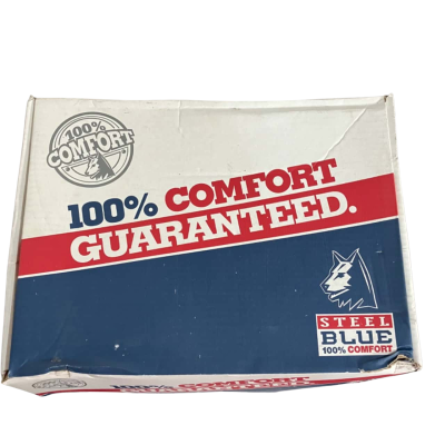 Steel Blue Mens  Size 12 Steelcap Boots Black  