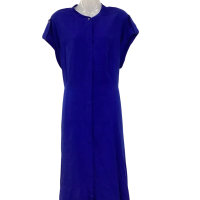 David Lawrence Womens  Size 12 Casual Dress Blue 