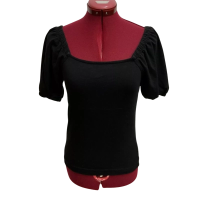   Seed Heritage Short Sleeve Top  Size XS  Black