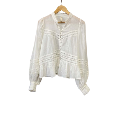 Kivari Womens  Size 10 Blouse White 