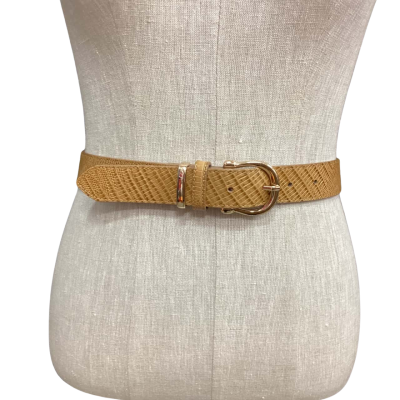 Seed Womens  Size S Brown Belt with Gold Buckle