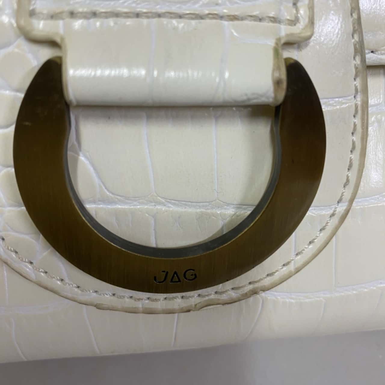 Jag Womens Handbag White Vinyl (s)