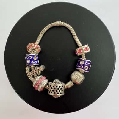  Multicoloured Charm Bracelet 