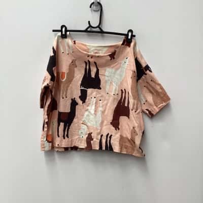 OBUS  Womens  Size 1 T-shirts Pattern 