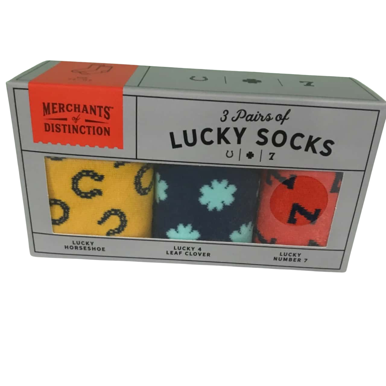 BNWT Merchants Distinction Pack 3 Lucky Socks(s)