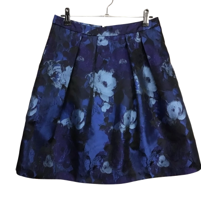 Marcs Womens  Size 8 Blue Toned Floral Mini Skirt 