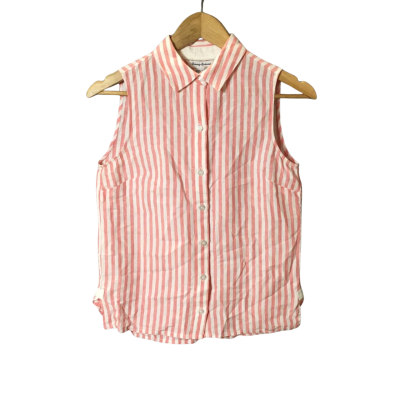 Women’s Size XXS Pink And White Tommy Bahama Sleeveless Top