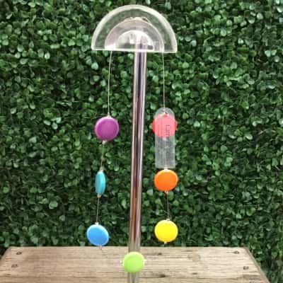  Carrie Elspeth ceramic flat bead Bib Necklace / Choker Necklace Multicoloured 