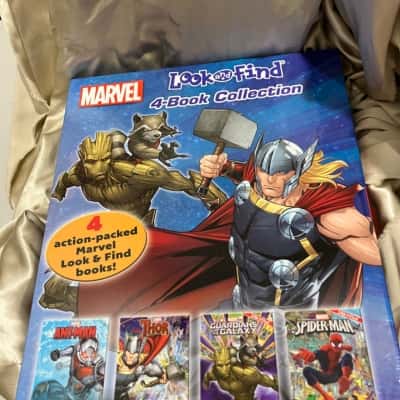Marvel Look & Find 4 Book Collection 
