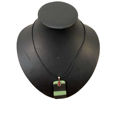Green Iridescent Necklace