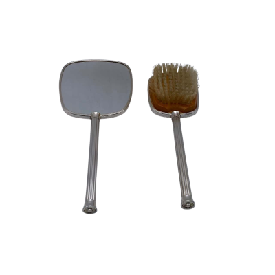 Vintage 1950s / 1960s Hairbrush & Hand Mirror       BRICA 1