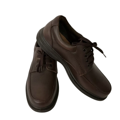 Hush Puppies Tristan Leather Lace-Up Mens Size 10.5 Dress shoes Brown | Brand New | RRP $179.95