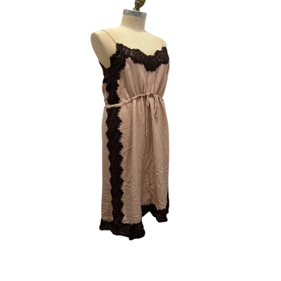 Flannel Womens  Size 2 Midi Dress Brown / Nude 