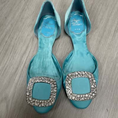 Blue ballerina shoes 