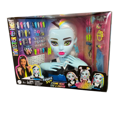 Monster High Frankie Stein Styling Head 65+ Styling Scare-cessories (Sealed)