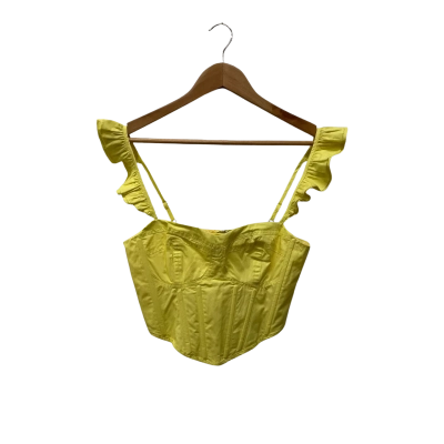 Showpo Womens  Size 8  corset top Yellow 