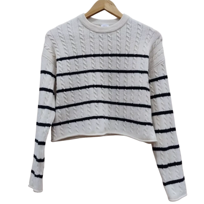 Zara Womens Size 14 Jumper Black/White (4)