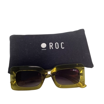 ROC ‘Eclipse’ green frame sunglasses RRP $60