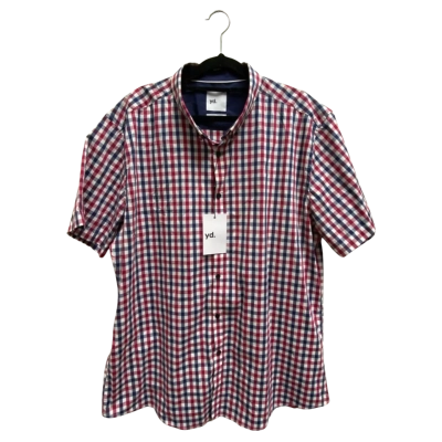 Yd. Mens  Size XXL Checked Shirt Blue / Red / White 