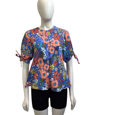 Scanlan Theodore Womens  Size 8 Floral Top Multicoloured 