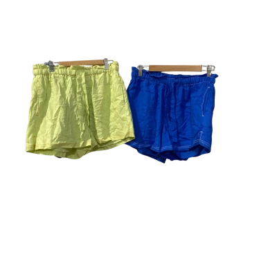 Seafolly Womens  Size 10 Shorts 1 x Blue & 1 x Green 