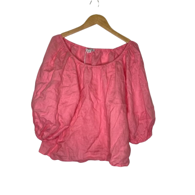 Suzannegrae Womens  Size 8 Off-the-shoulder Top Pink  