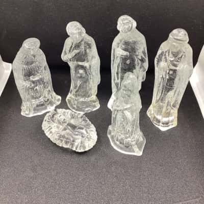 Vintage Silent Night Nativity set.