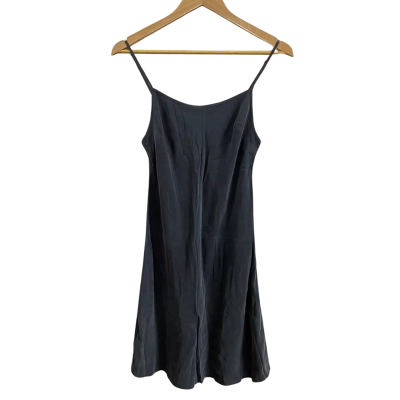 Tigerlily Womens  Size 8 Nicu Slip Dress Charcoal 