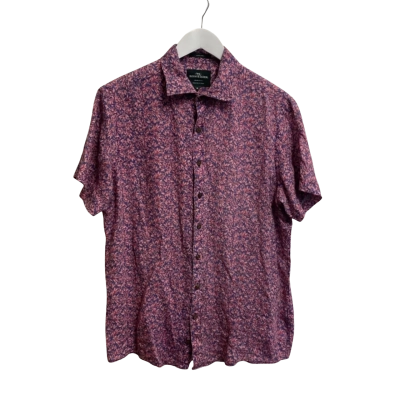Rodd & Gunn Mens  Size M Short Sleeve Shirt Floral / Pink  