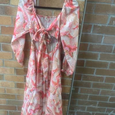  Womens House of Sienna Size 8 Maxi Dress Floral 