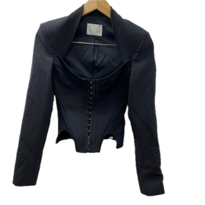 Dion Lee Womens Arch Bustier Jacket Size XXS Black  
