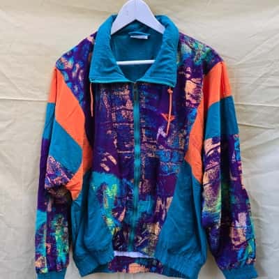 Pony Womens  Size 14 Parka / Sports Coat / Track Jacket / Winter Jacket Multicoloured 