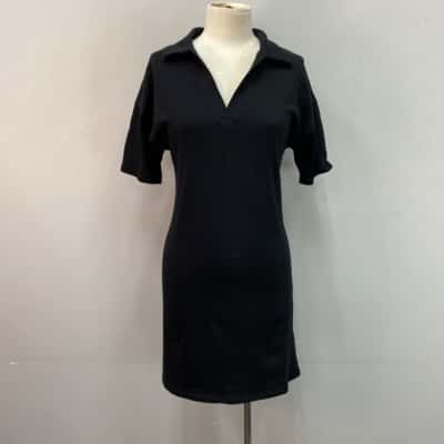 Seed Heritage Womens  Size S Casual T-shirt Dress Black  