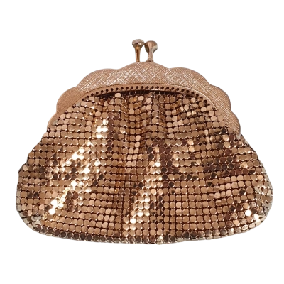 Glomesh Womens Coin Purse Gold Tone