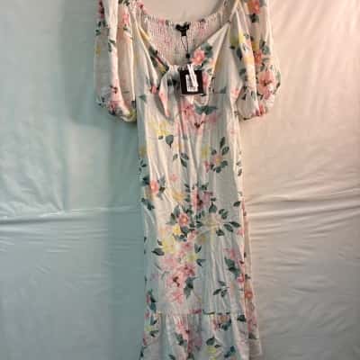 Dannii Minogue Womens  Size 14 Midi Dress Floral 