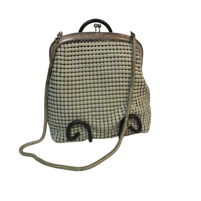 Oroton Beige Mesh Handbag