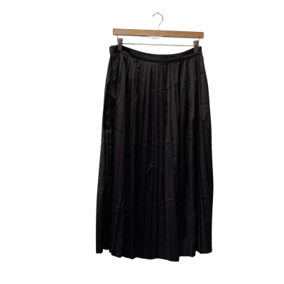  Haven   Size L / M Pleated Skirt Black  