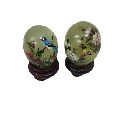 Hand painted Bird Eggs as pictured Approx 5 x 3 cm