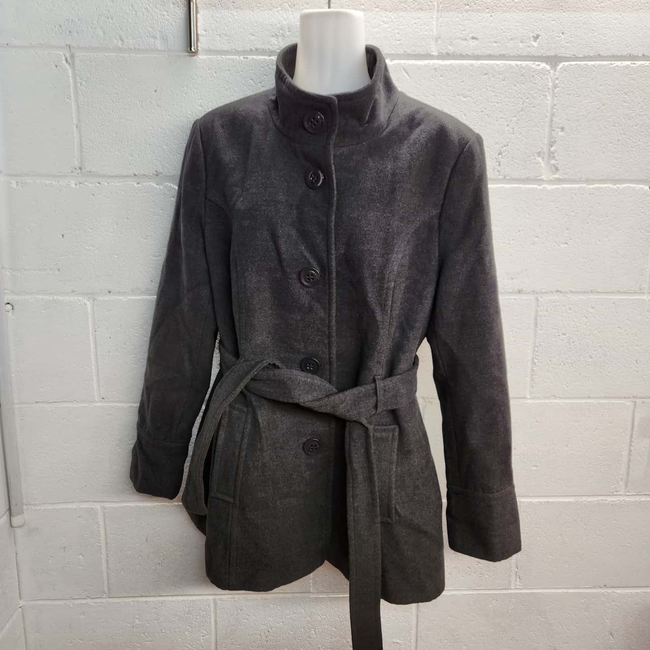 Rockmans Womens Size 16 Winter Jacket Grey