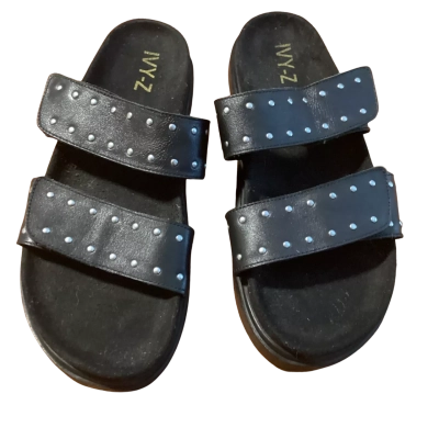 Ivy -V black slide shoe Size 42 Black  