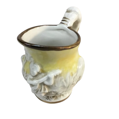 Vintage R Capodimonte Patterned Jug approx9 x 8.5cm
