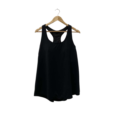 City Chic Womens  Size 16 / S Crop Tank Kaleidosco Black  