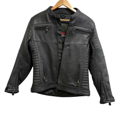 Torque Motorcycle Jacket Womens  Size 12 Black  
