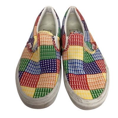 Vans Unisex Classic Slip-On 'Pride' Size 42EUR Multicoloured 