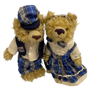 A Pair of Sucre d'Orge Plush Bears